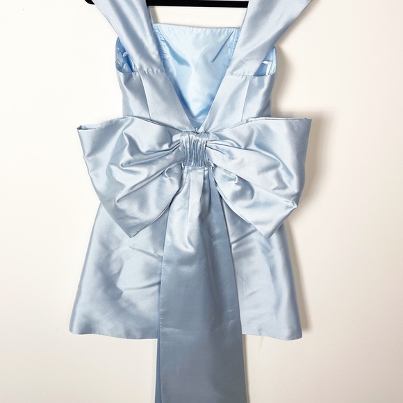 Alexia Maria Ivy Silk And Wool Bow Dress - Picture 4 of 7